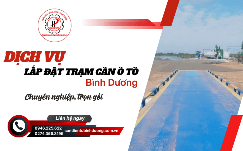 lắp đặt trạm cân ô tô Bình Dương