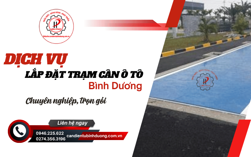lắp đặt trạm cân ô tô Bình Dương