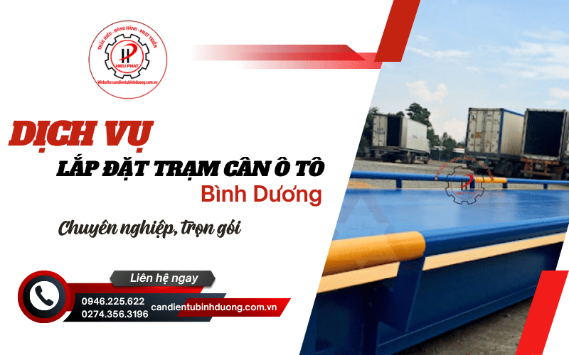 lắp đặt trạm cân ô tô Bình Dương